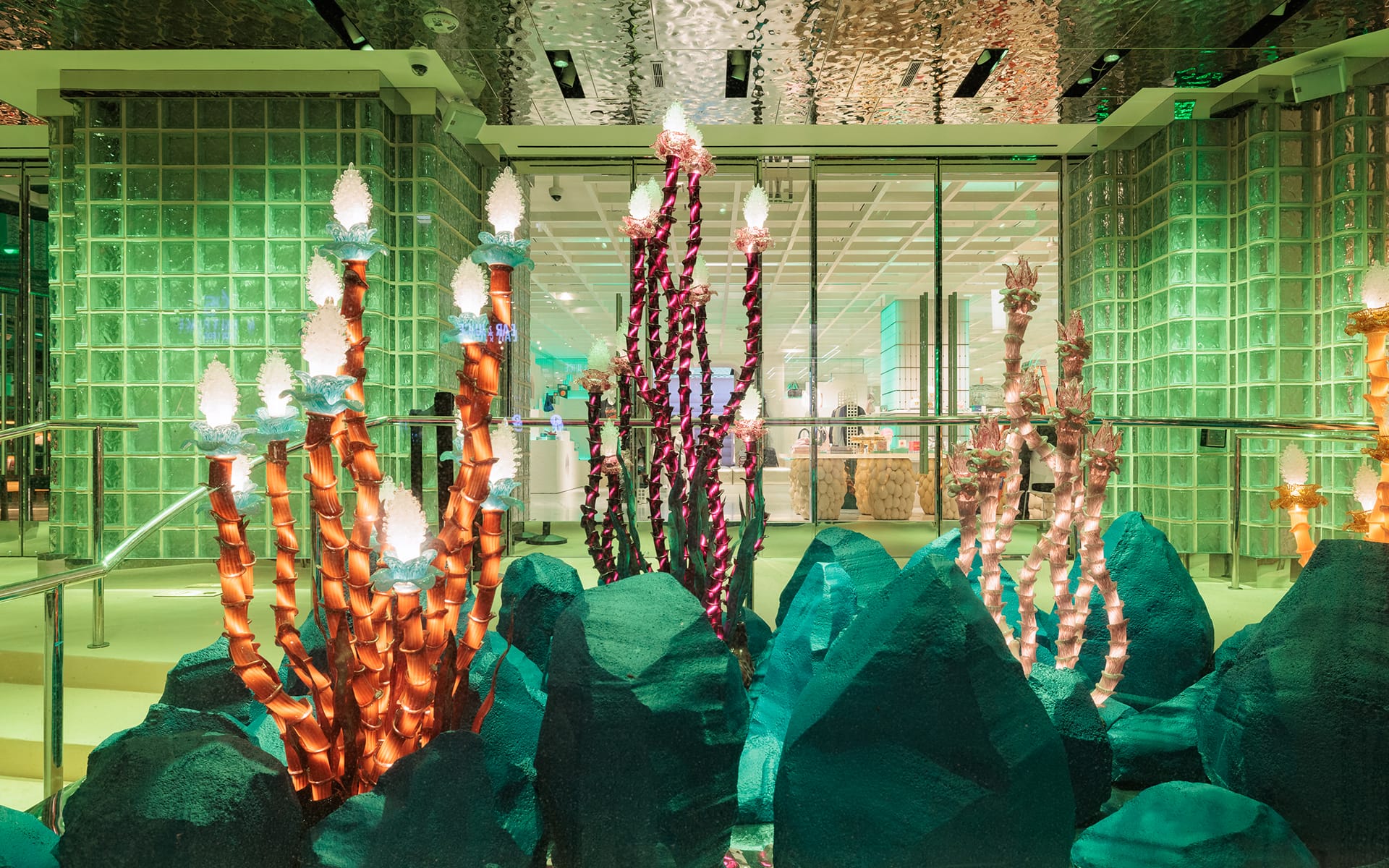 Christian Pellizzari’s installation at Printemps.