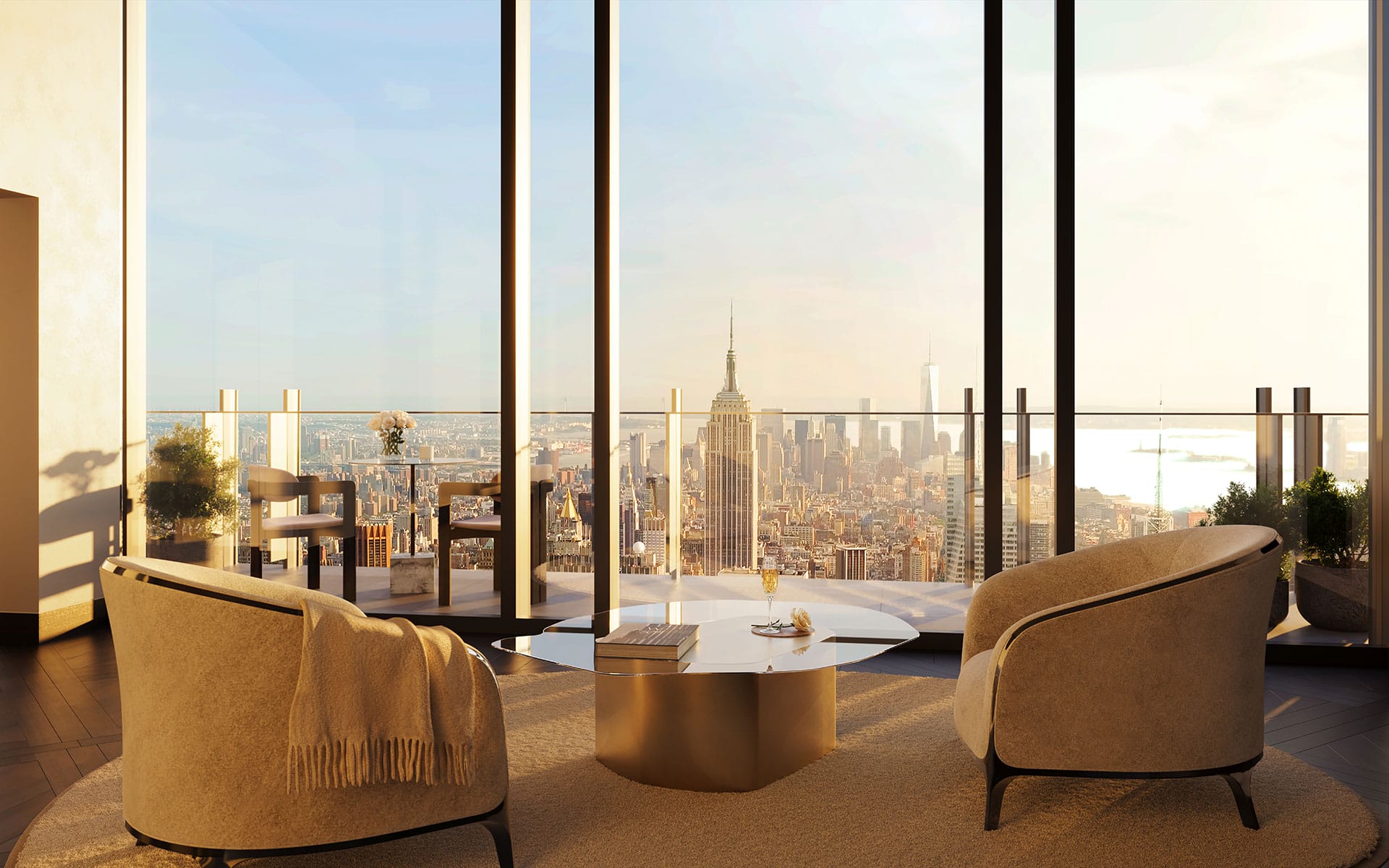 Quadplex 80 penthouse at 111 West 57th Street.