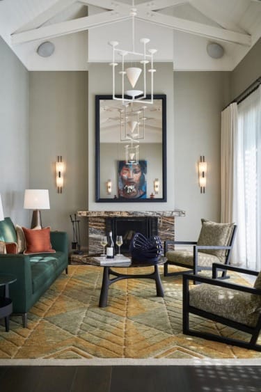 David Collins Studio-designed interior at Delaire Graff Estate in South Africa.