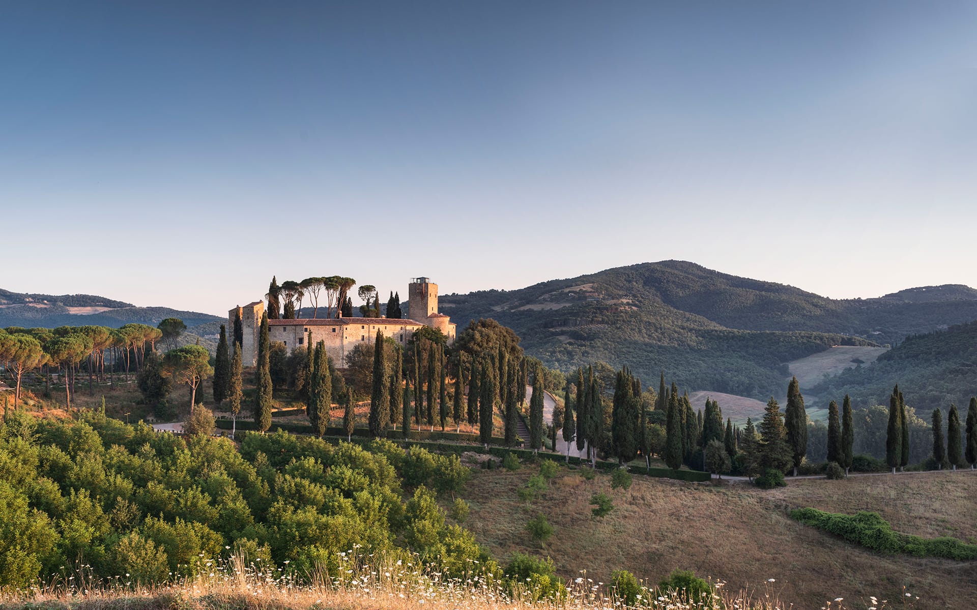 Reschio Hotel in Umbria, Italy.