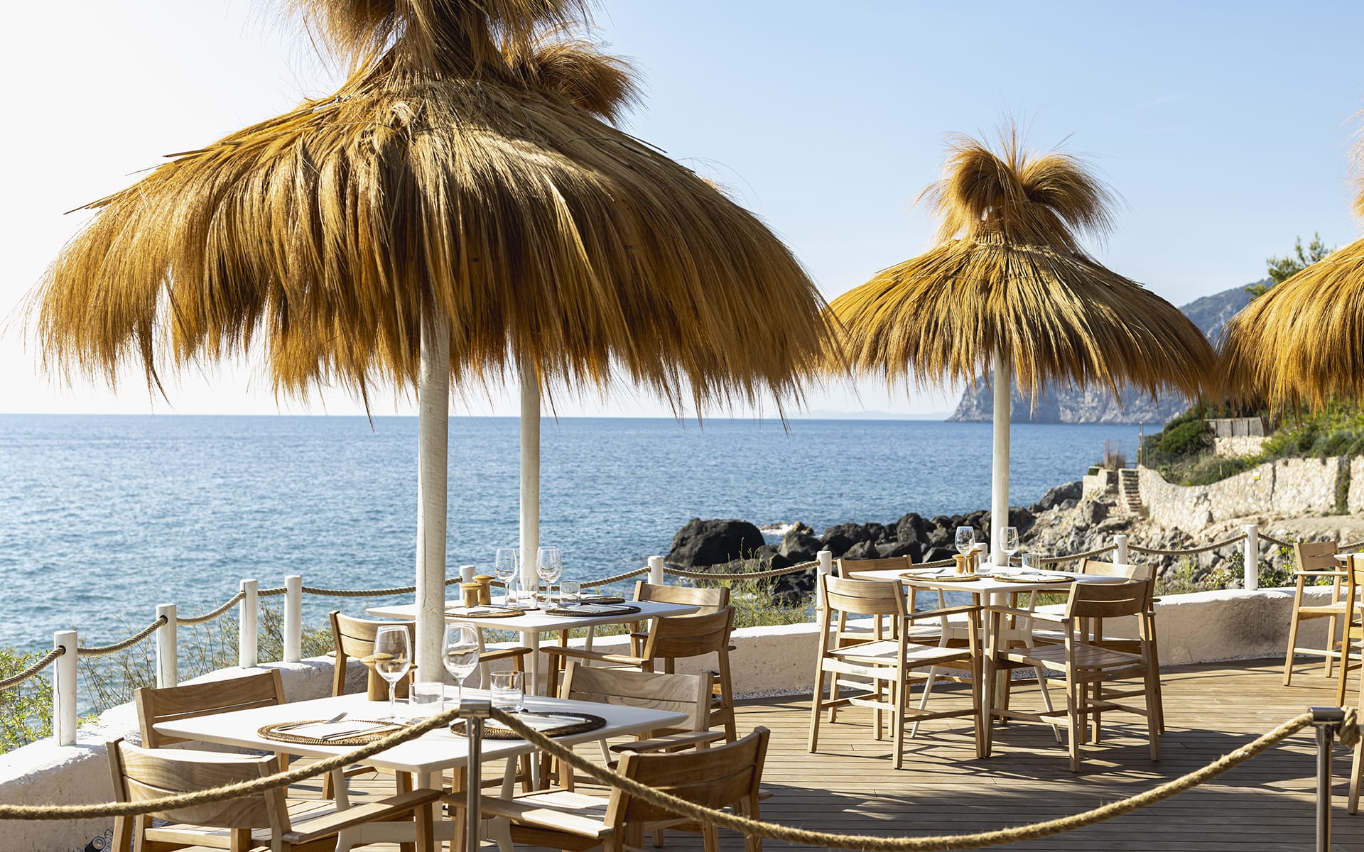 The brand new Isolotto Beach Club at La Roqqa.
