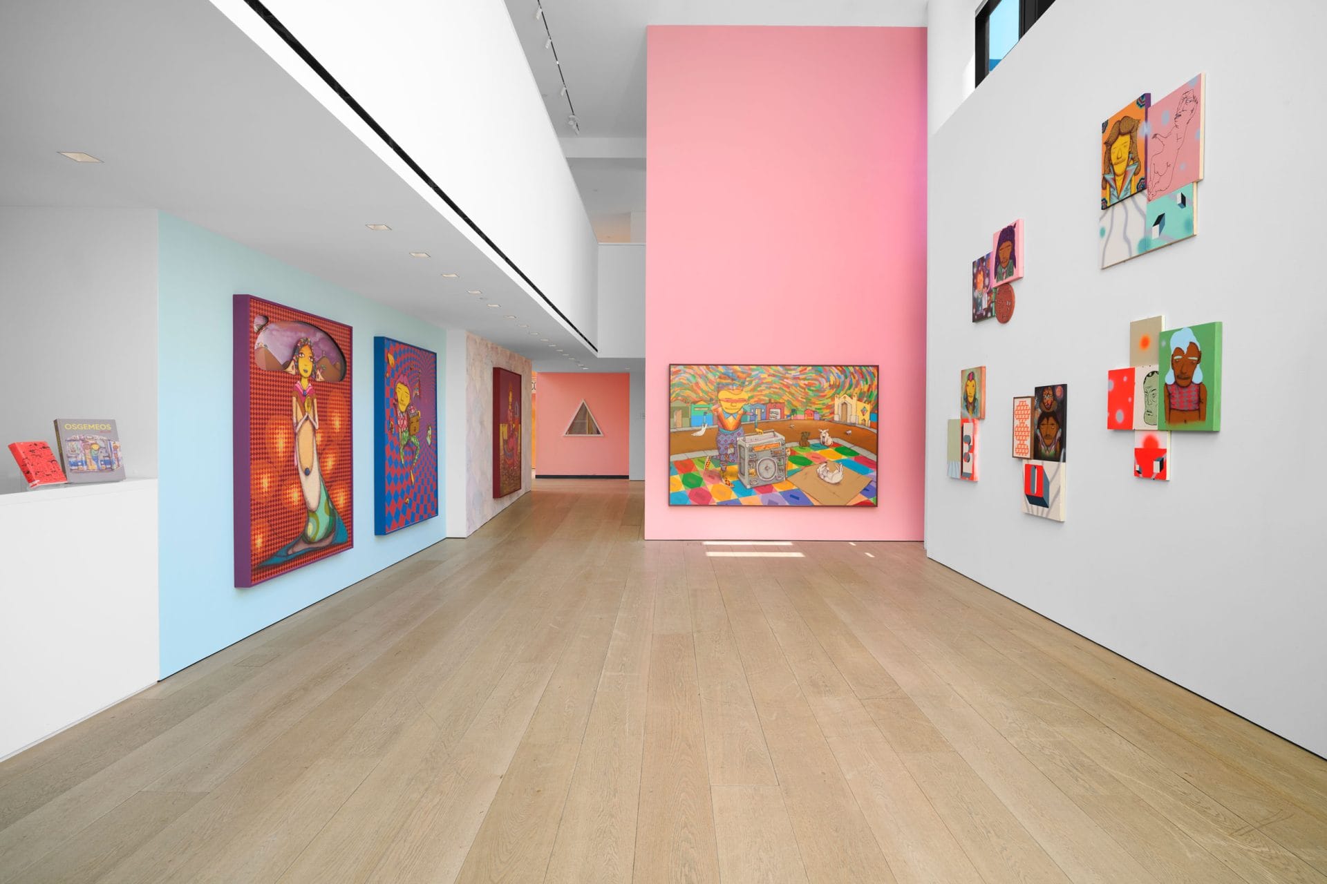 Installation view, OSGEMEOS: Cultivating Dreams at Lehmann Maupin, New York is on the list of must-see gallery shows.