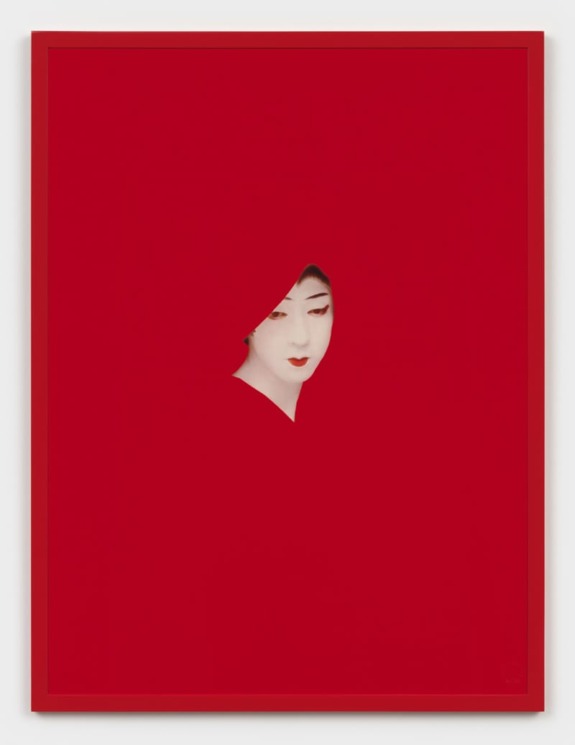 Sarah Charlesworth, Red Mask, 1983.
