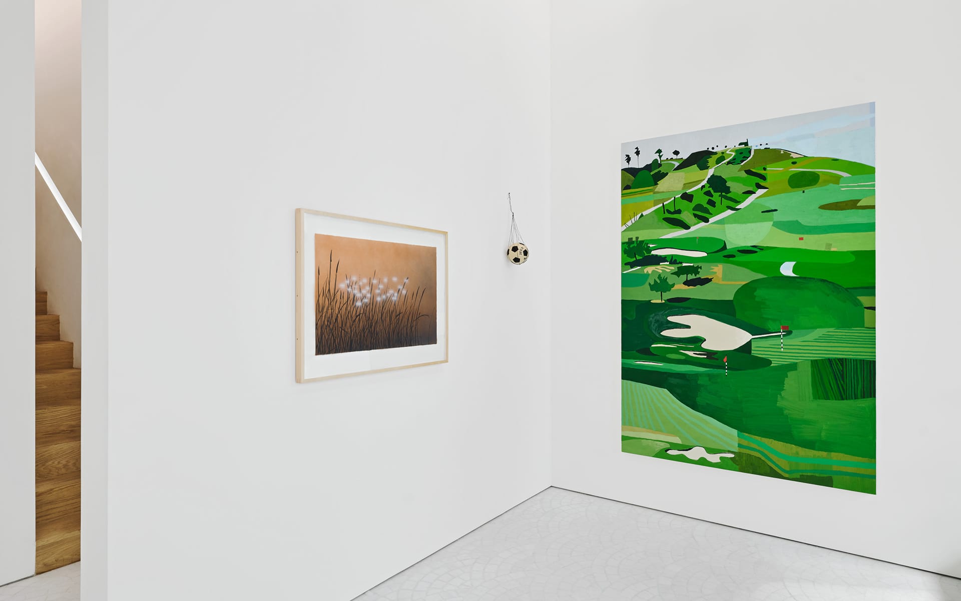 Installation view of "Art of the Olympics" at Gagosian Paris.
