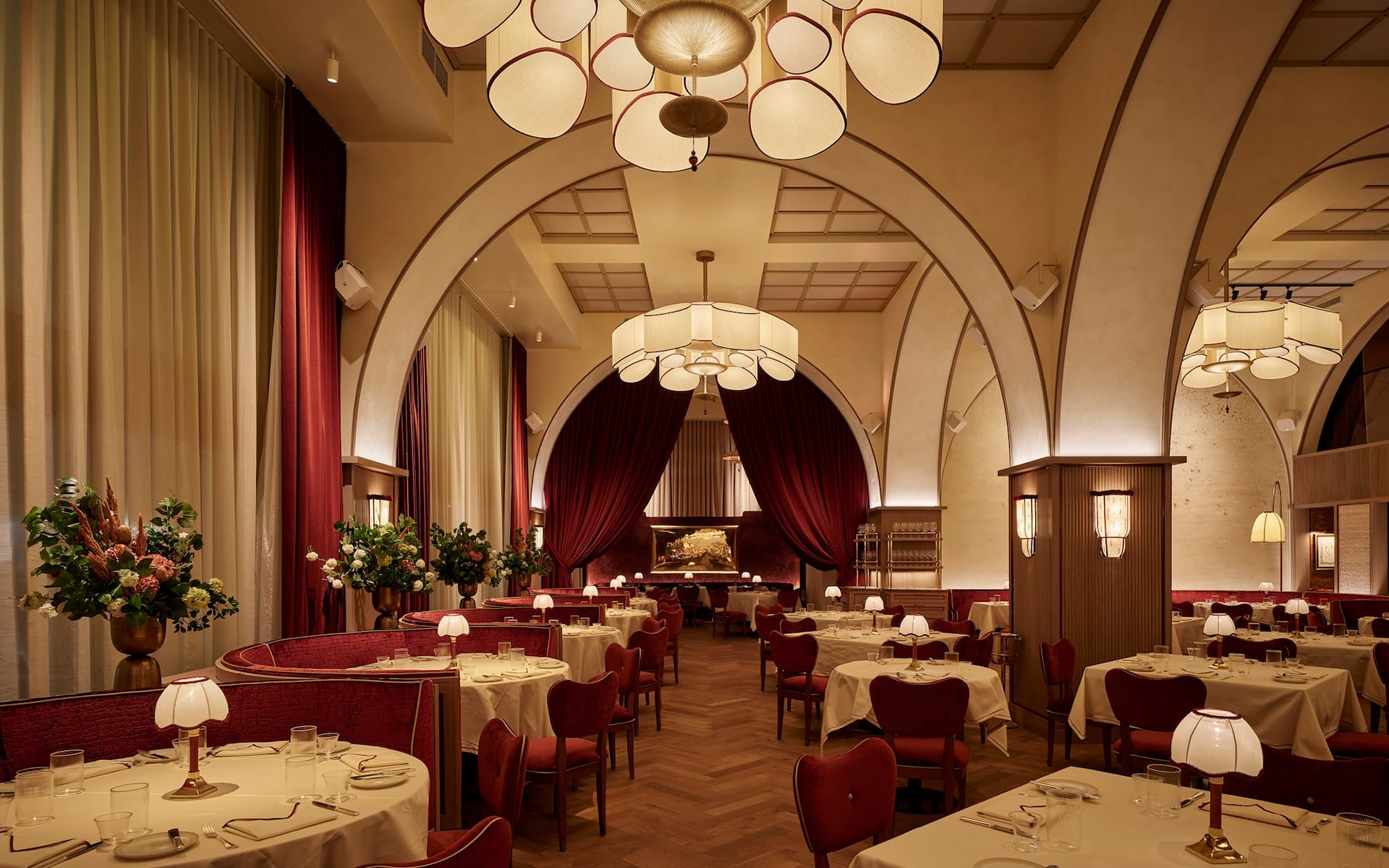 The dining room at Crane Club.