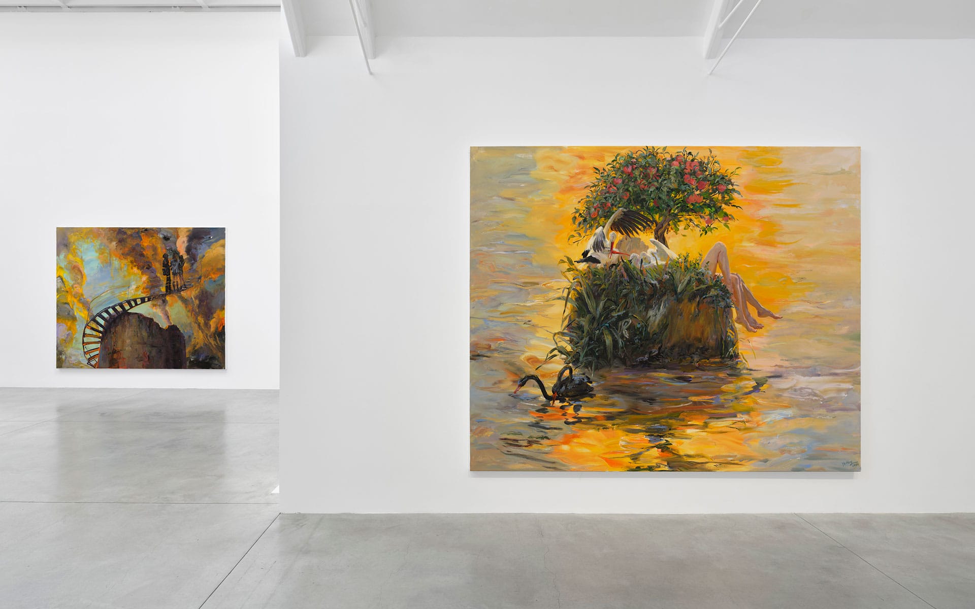 Installation view, Yu Hong: Islands of the Mind, Lisson Gallery, London, 27 September – 9 November 2024.