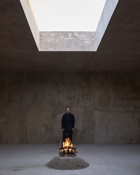 Installation view of Kimsooja at Meridiano, Puerto Escondido, 2023.