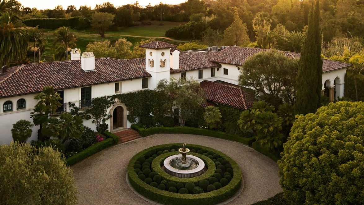 The historic Holmby Hills estate was sold to two separate buyers.