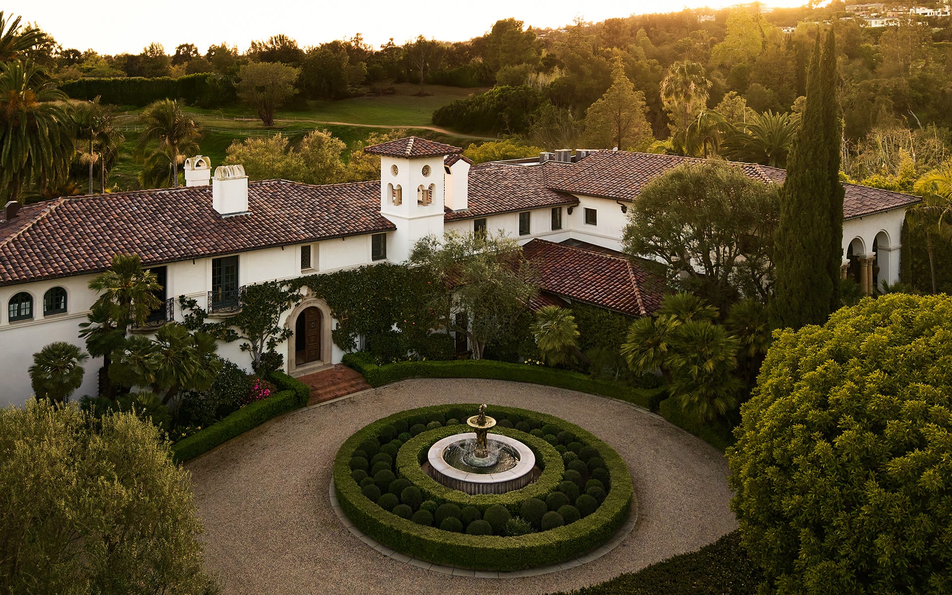 The historic Holmby Hills estate was sold to two separate buyers.