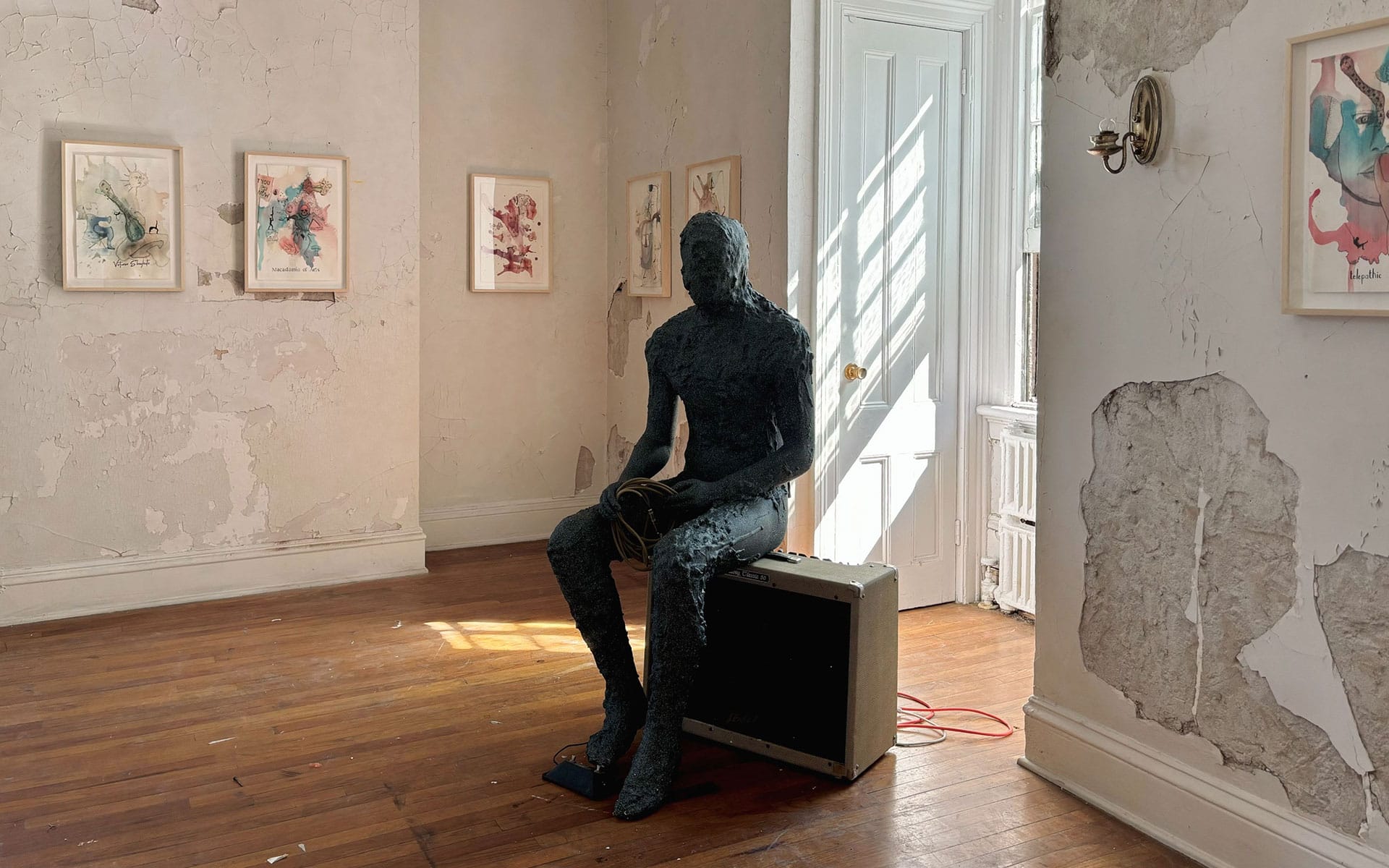 NADA House. Installation View, Sebastien Leon Agneessens. Courtesy Bienvenu Steinberg & C.