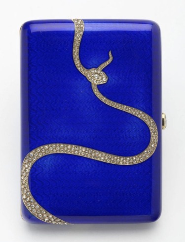 Fabergé, Cigarette case, 1908.
