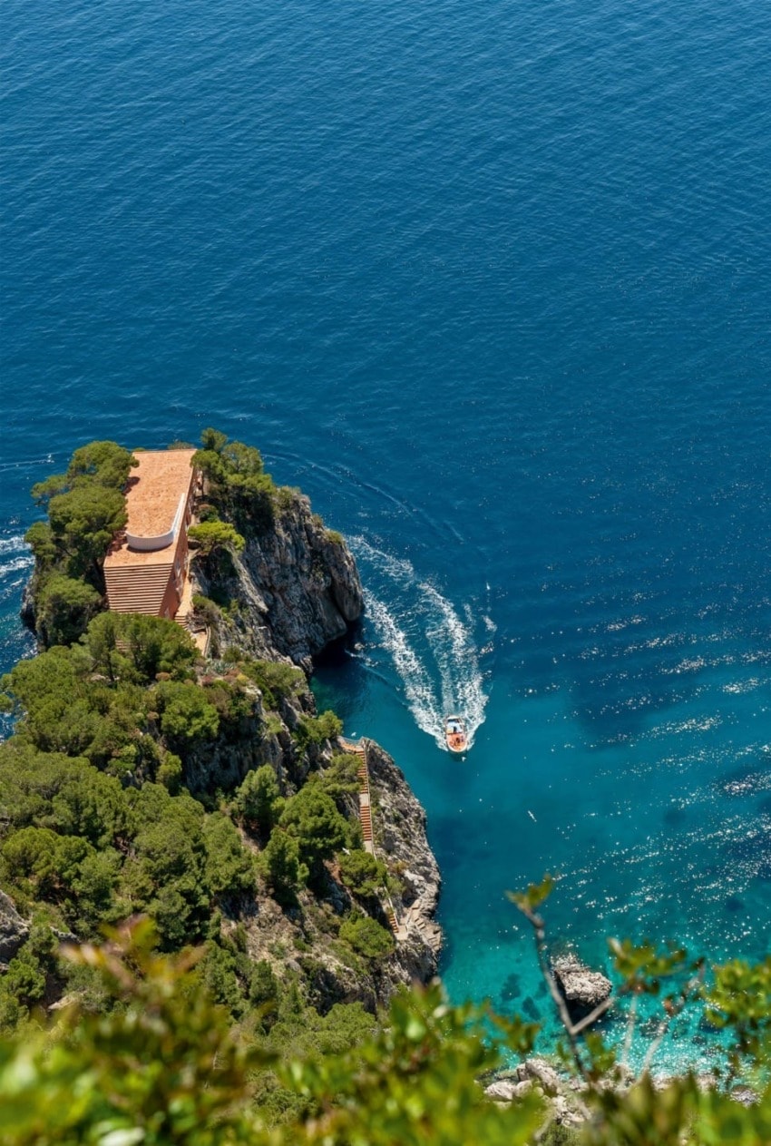 Villa Malaparte, where Jean-Luc Godard’s 1963 Le Mépris (Contempt) was filmed.