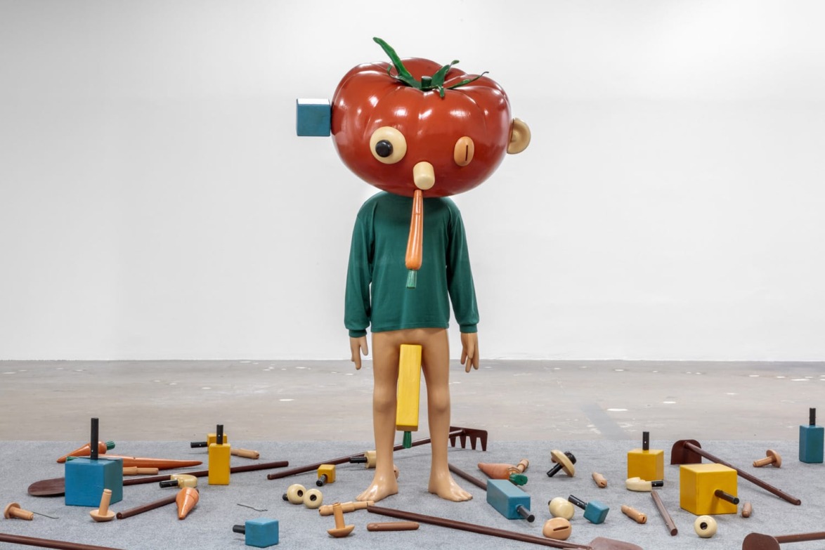 Paul McCarthy, Tomato Head (Green), 1994.