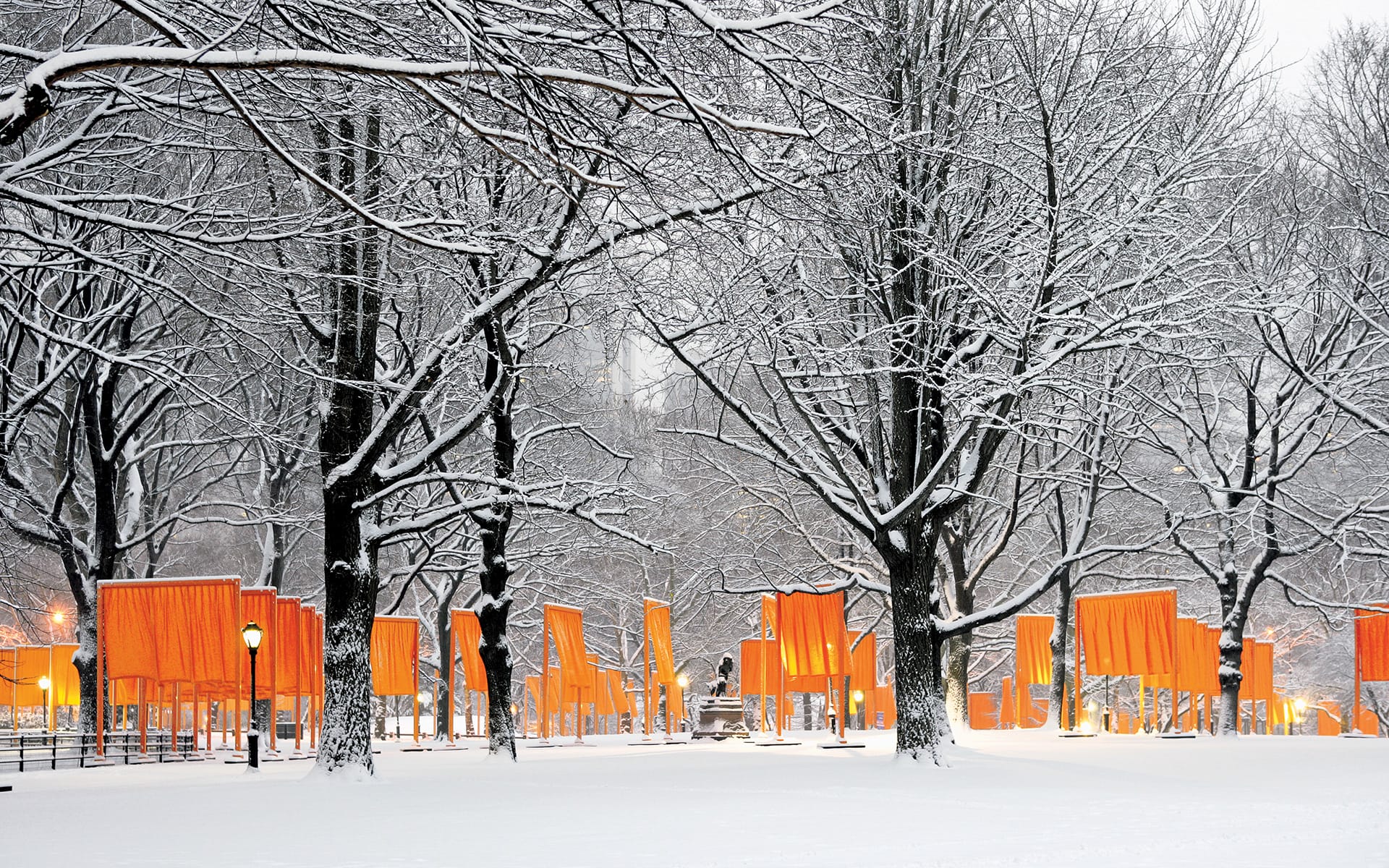 Christo and Jeanne-Claude The Gates, Central Park, New York City, 1979-2005. New York City, 2005