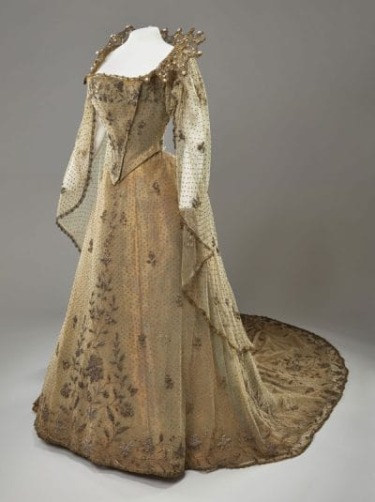 Queen Alexandra’s Coronation Dress, 1902. Designer: Morin Blossier. Embroidery: Manick Chand.