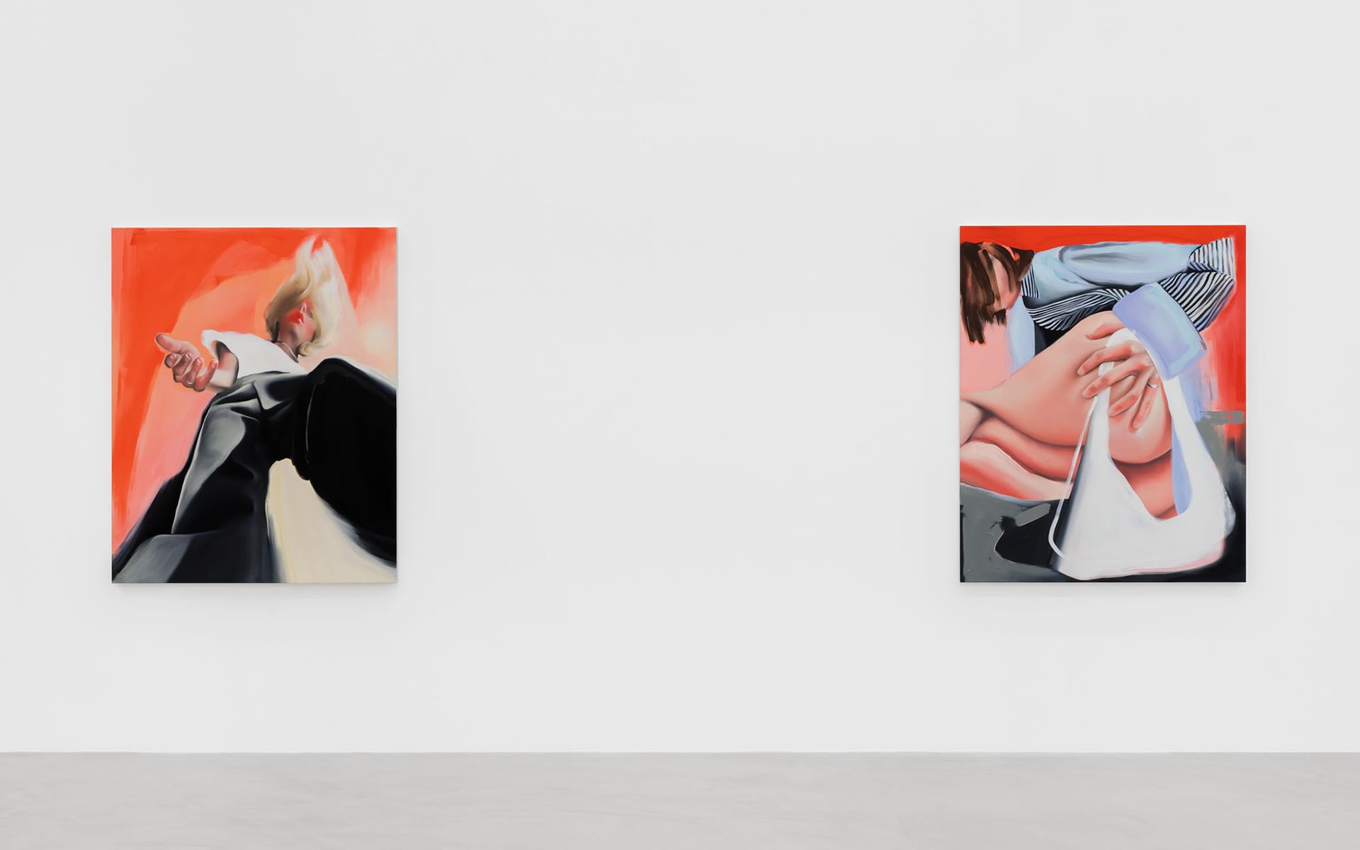 Amanda Wall's "Butterflies" exhibition at Almine Rech.