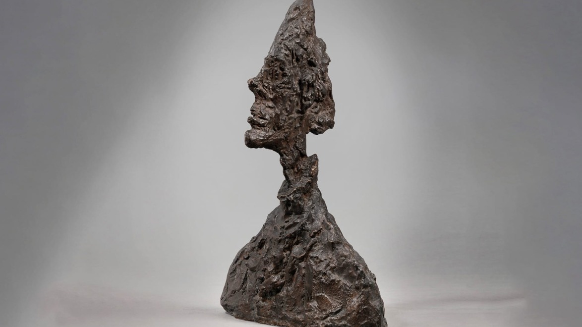 Alberto Giacometti, Buste (Tête tranchante) (Diego). Conceived in 1953 and cast by 1954.