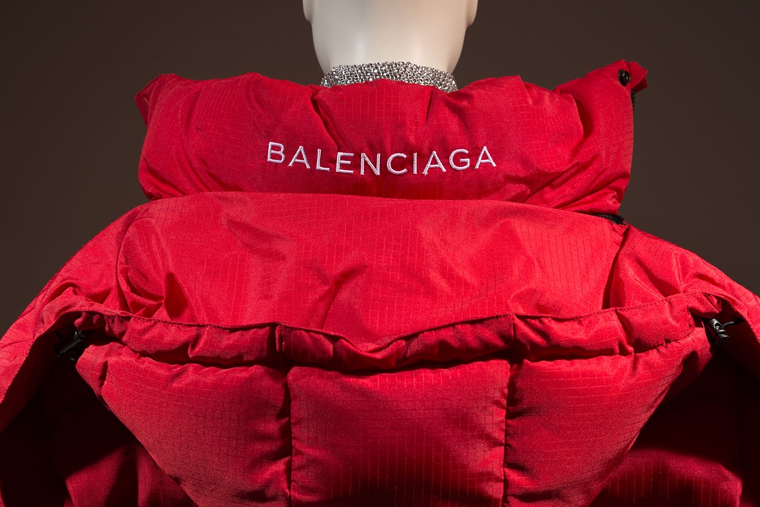 Balenciaga by Demna Gvasalia puffer coat from the atelier's Fall 2016 collection.