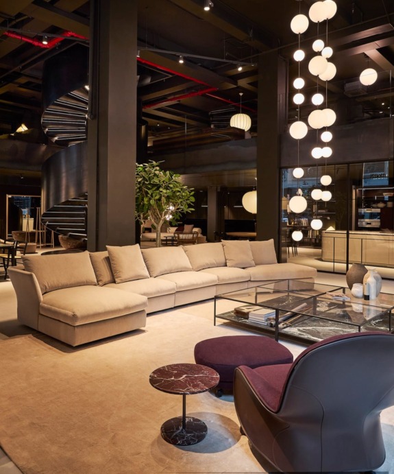 The new Boffi/DePadova showroom on Madison Avenue.