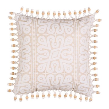 Custom pillow by Celerie Kemble that's included in the Design on a Dime auction to benefit Housing Works.