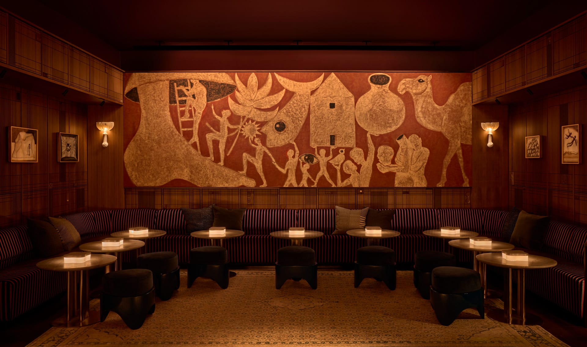 The bar is named after artist Francisco Clemente.