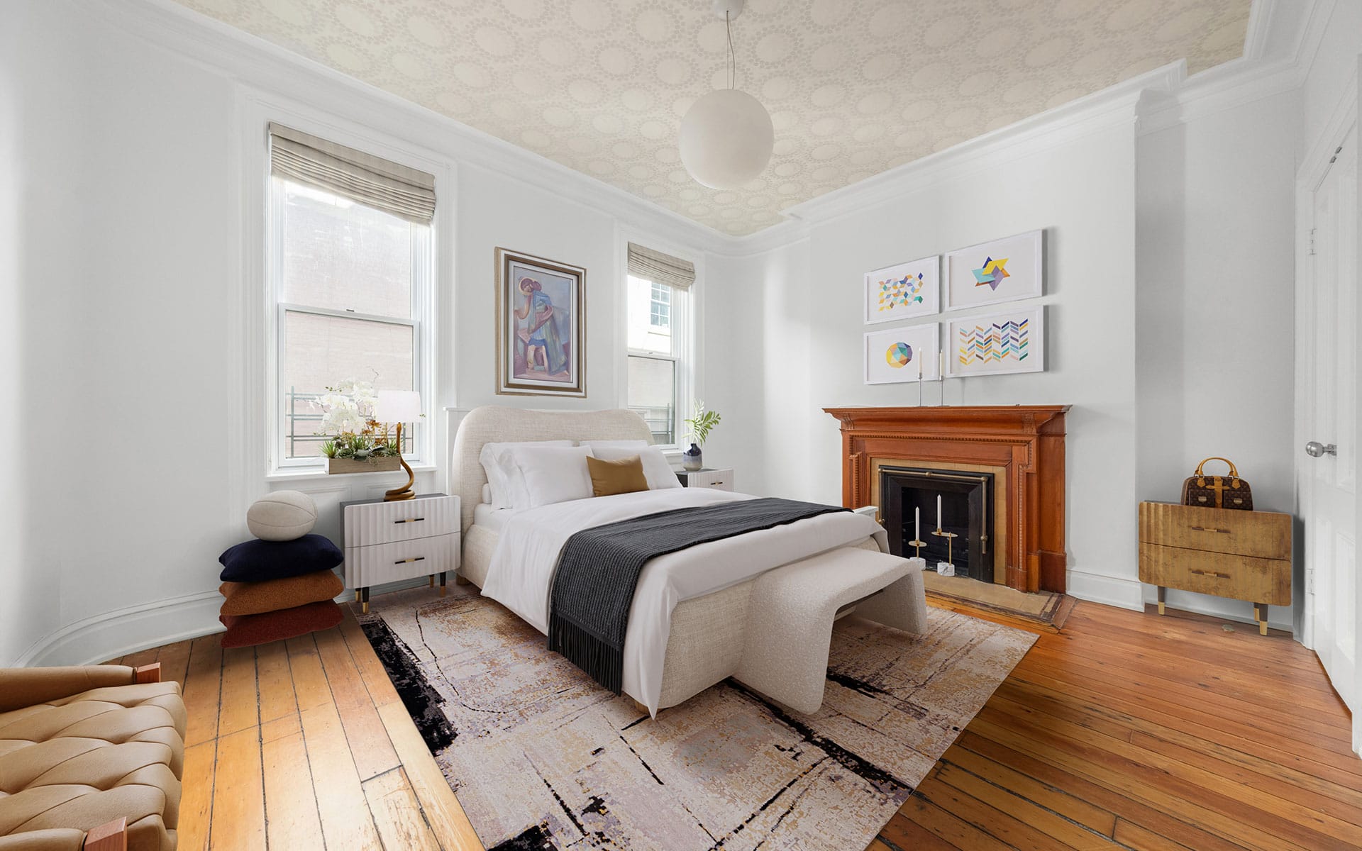 A guest bedroom.