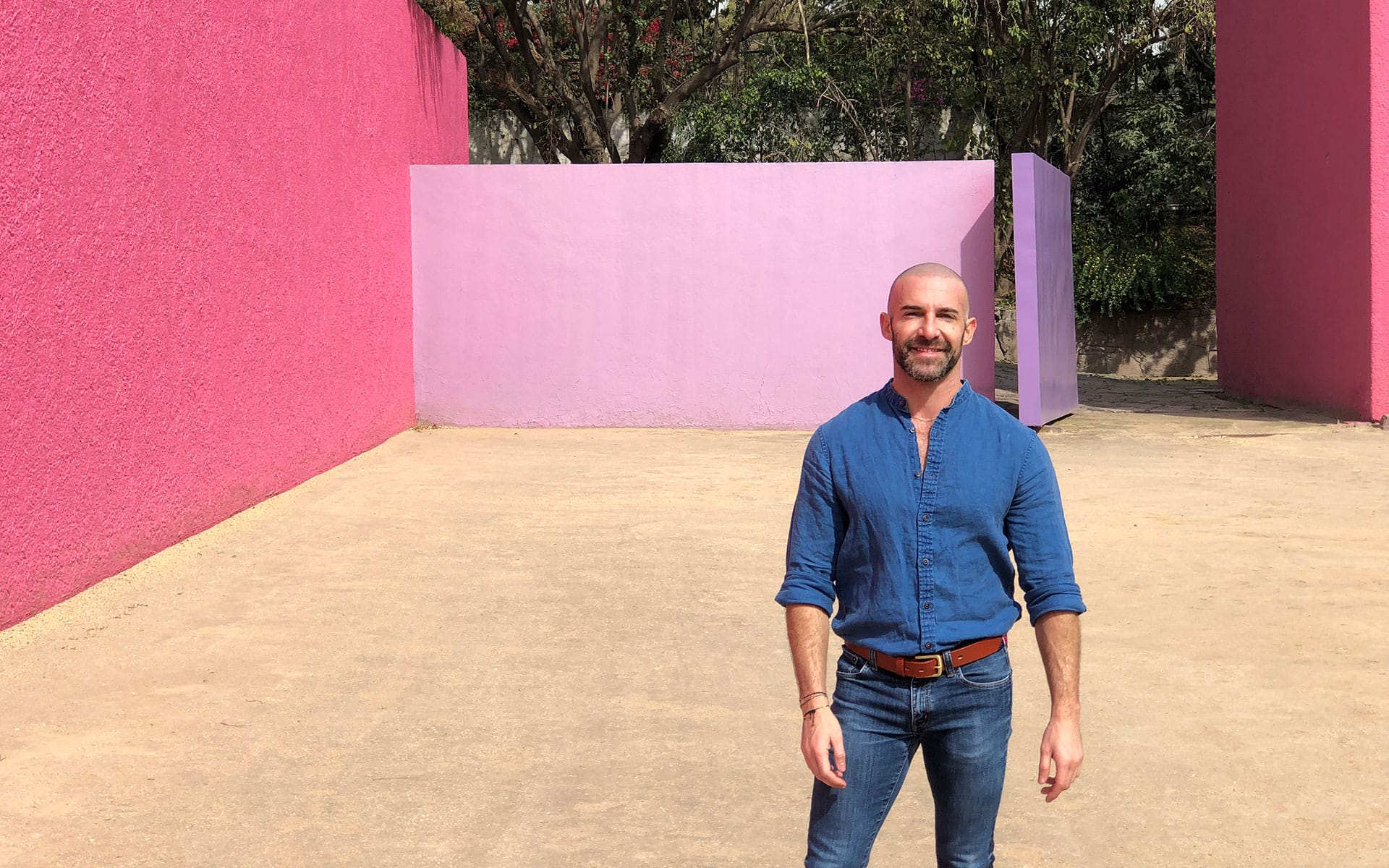 Carlos Huber at Casa Luis Barragán in Mexico City.