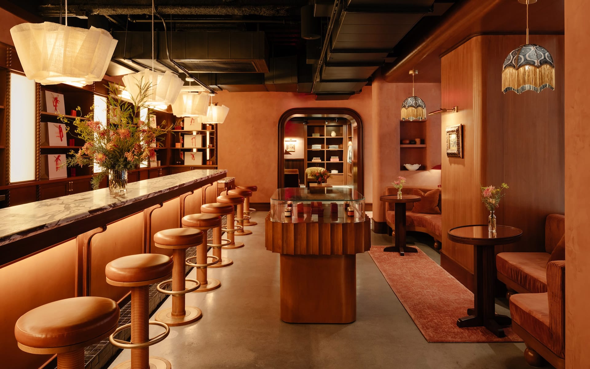 Charlie Fox cannabis dispensary designed by Home Studios in Times Square, New York.