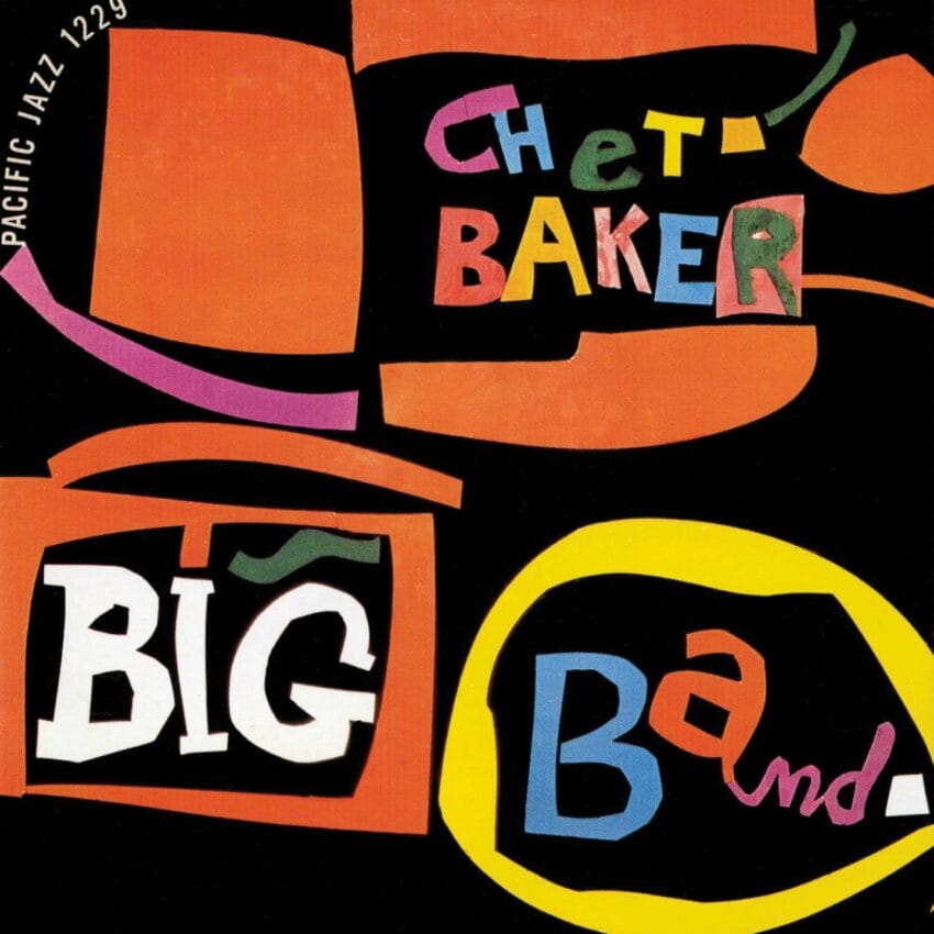 Colorful abstract cover art for "Big Band" album featuring bold text and vibrant geometric shapes.