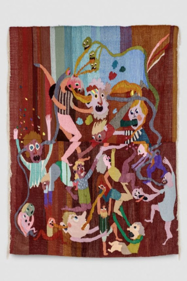 Christina Forrer, Untitled (on brown background), (2018).