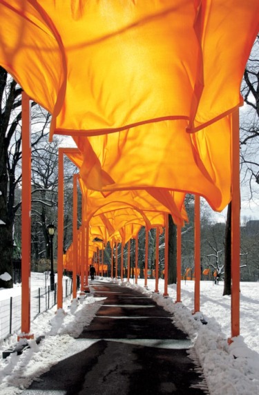 Christo and Jeanne-Claude The Gates, Central Park, New York City, 1979-2005. New York City, 2005.