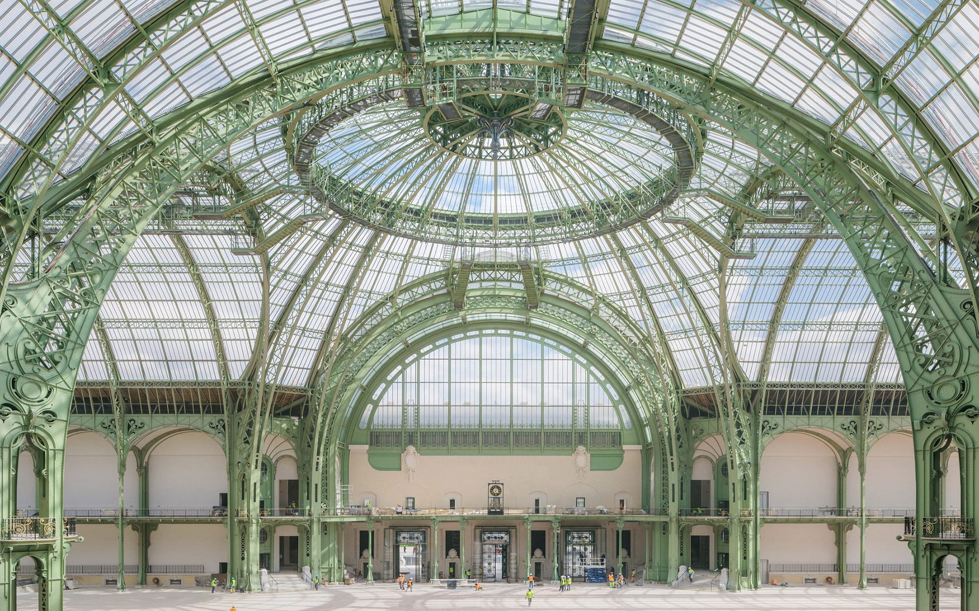 The Grand Palais in Paris has been renovated by Chatillon Architectes for the 2024 Summer Olympics.
