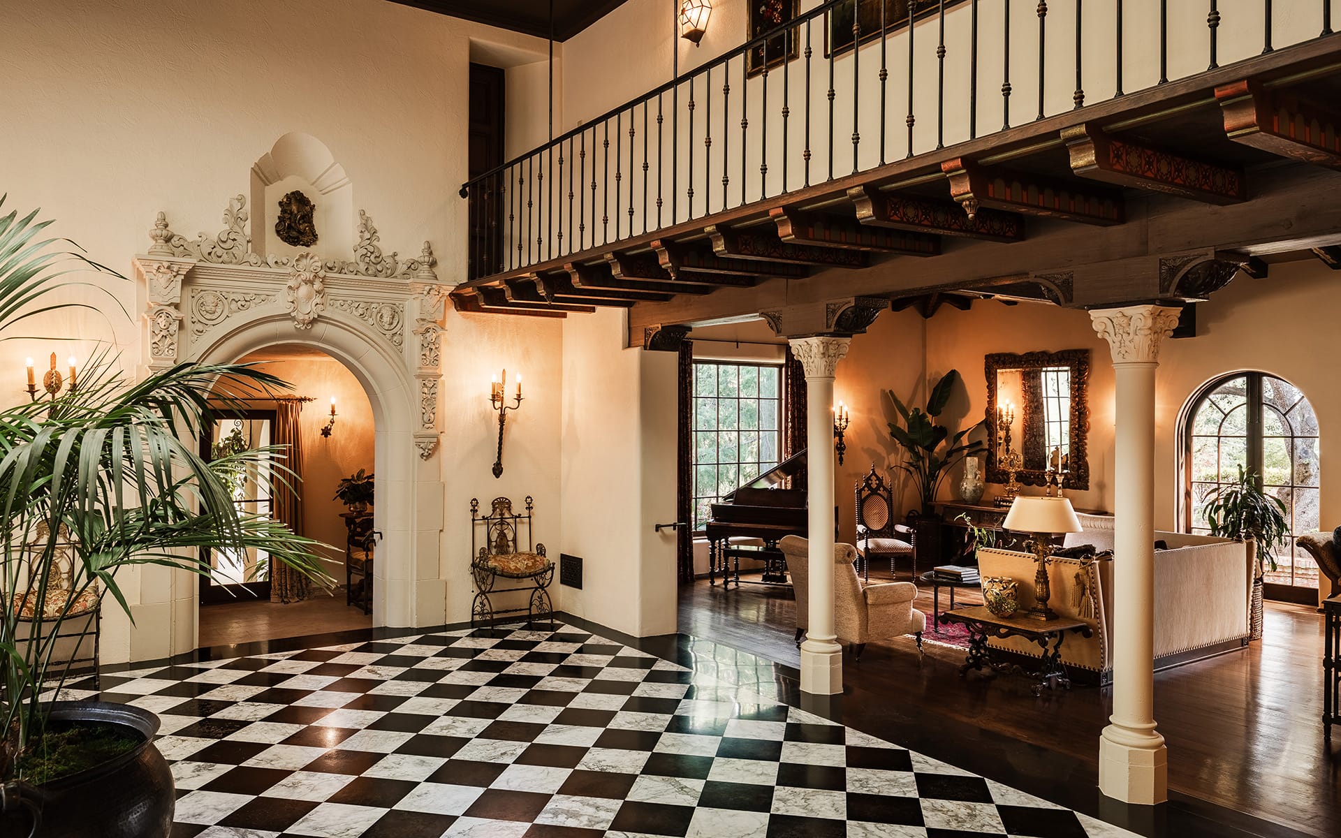 The ballroom