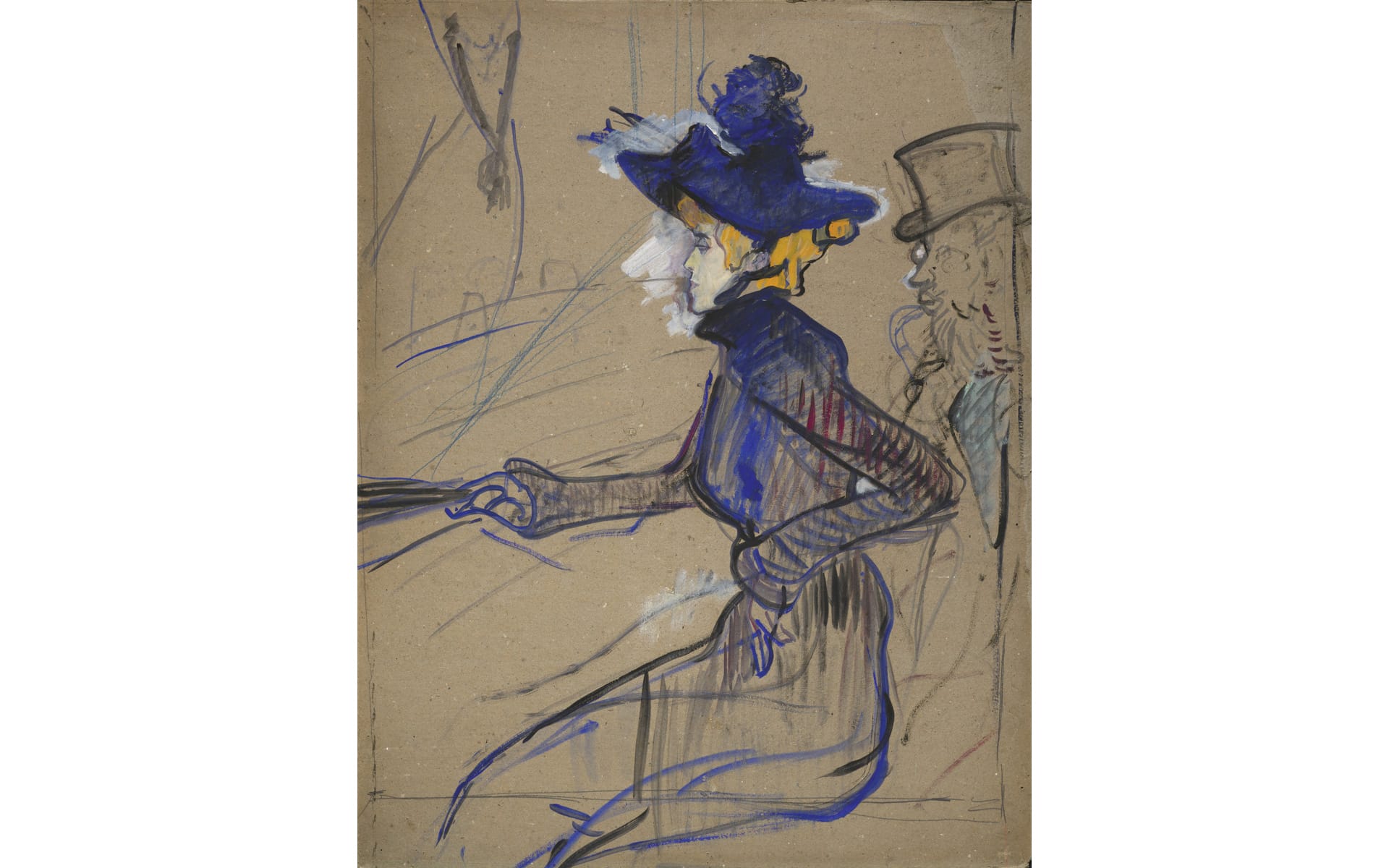 Henri De Toulouse-Laurec Jane Avril au Divan Japonais, (1864-1901).