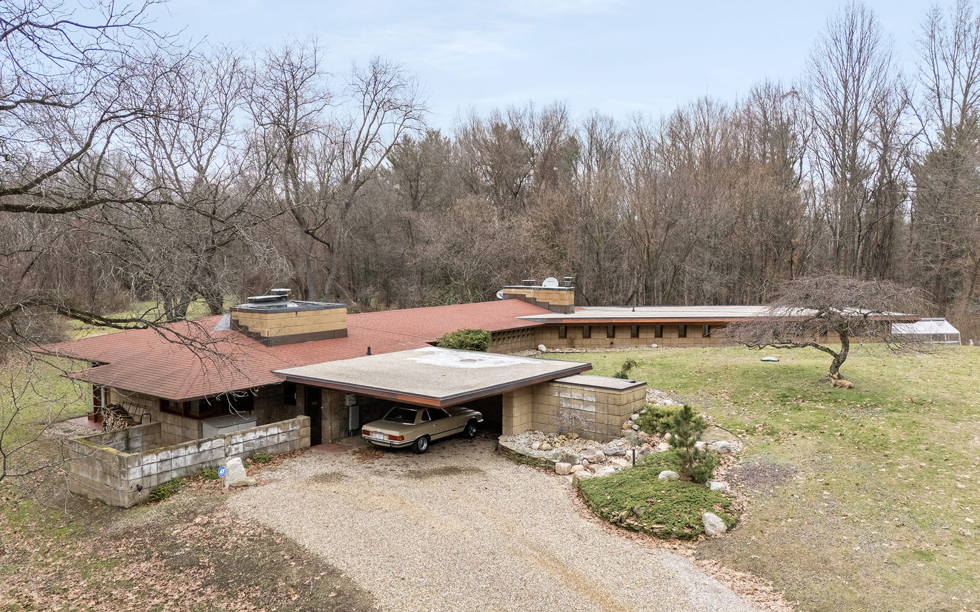 The Frank Lloyd Wright-designed Weisblat House