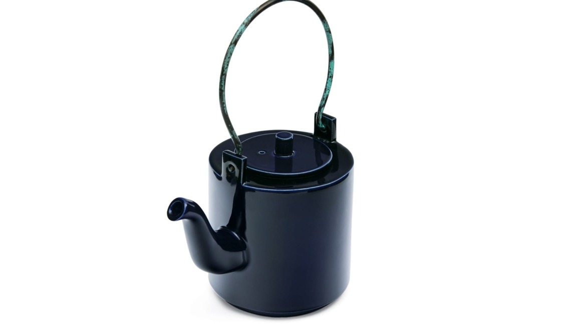 Architect David Chipperfield's stoneware teapot for Loewe.