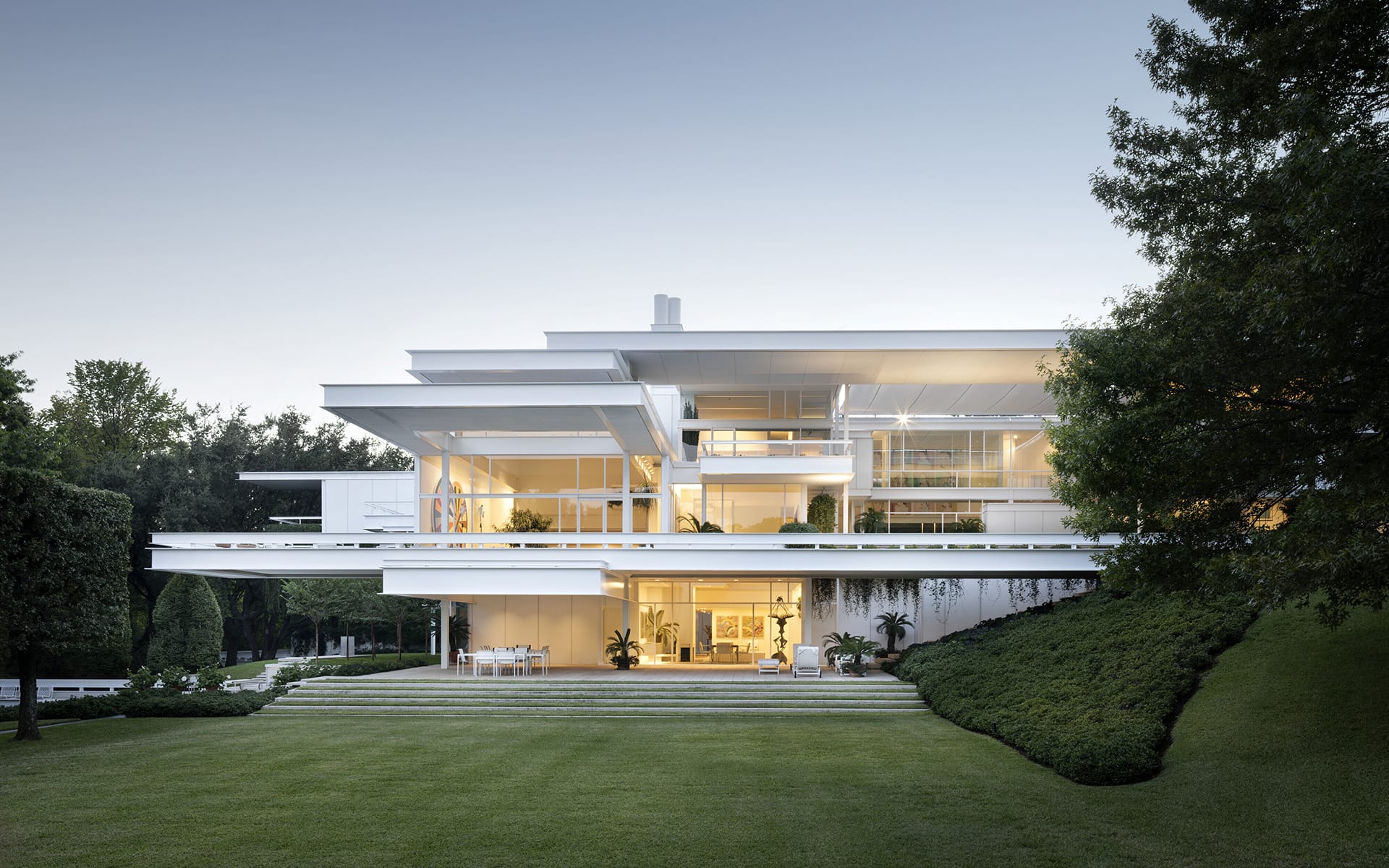 The Bass House in Fort Worth.