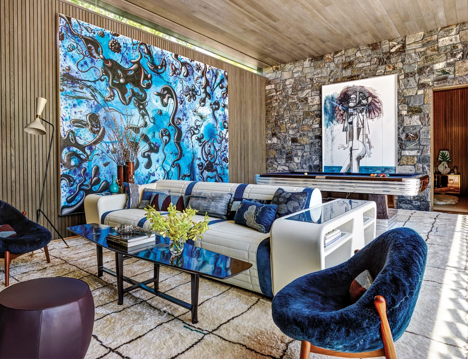 アート538　「記憶」　インテリアコーディネート William T. Georgis Revamps a Midcentury Marvel in Southern