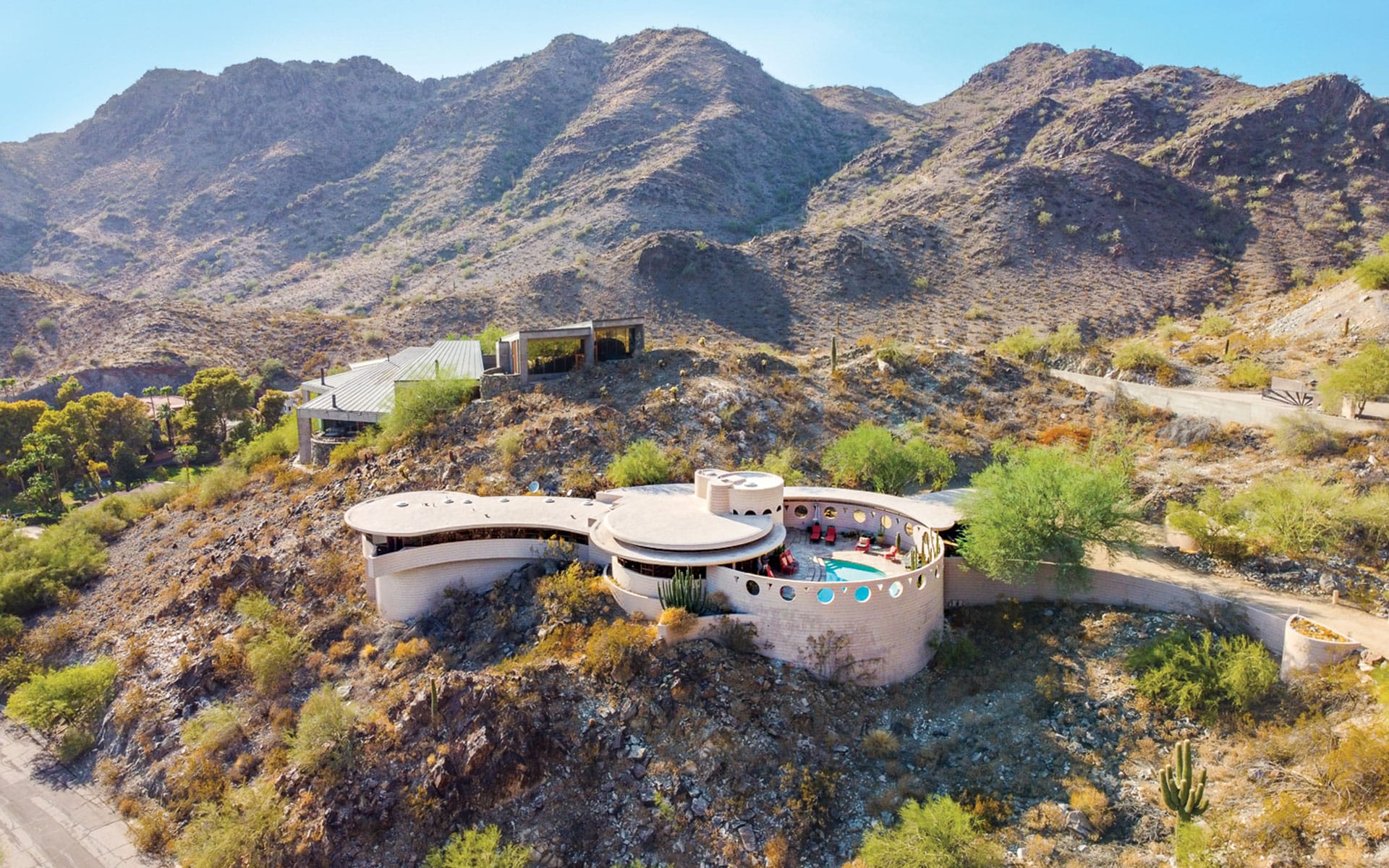 This Paradise Valley listing is the Norman Lykes House by Frank Lloyd Wright.