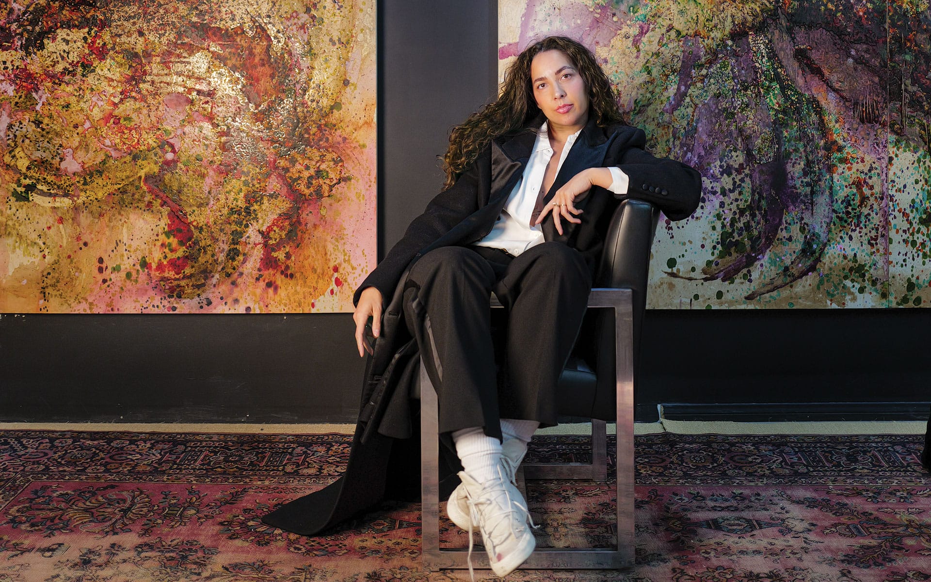Tonia Calderon in her Los Angeles studio