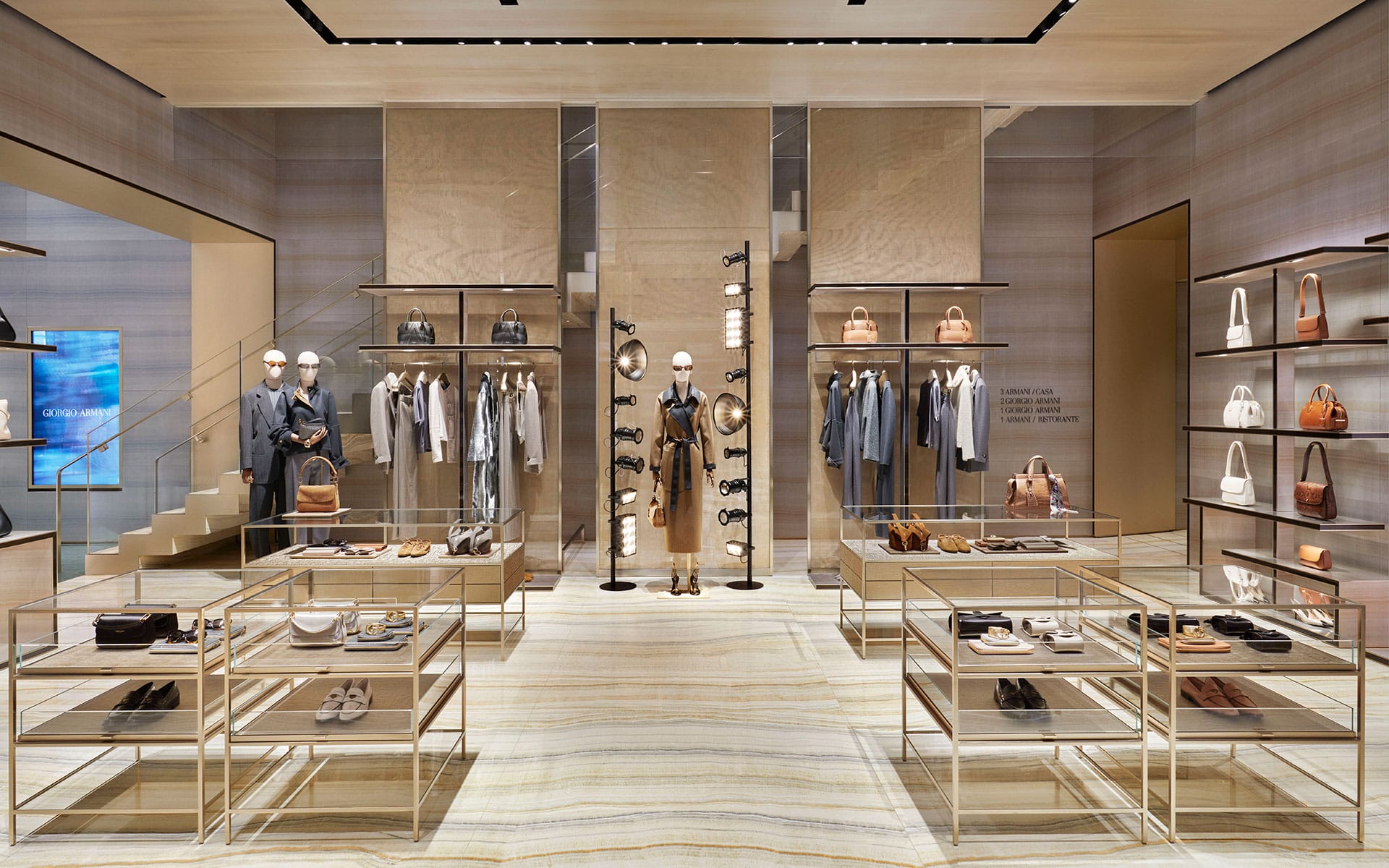Giorgio Armani Boutique at Madison Avenue Flagship.