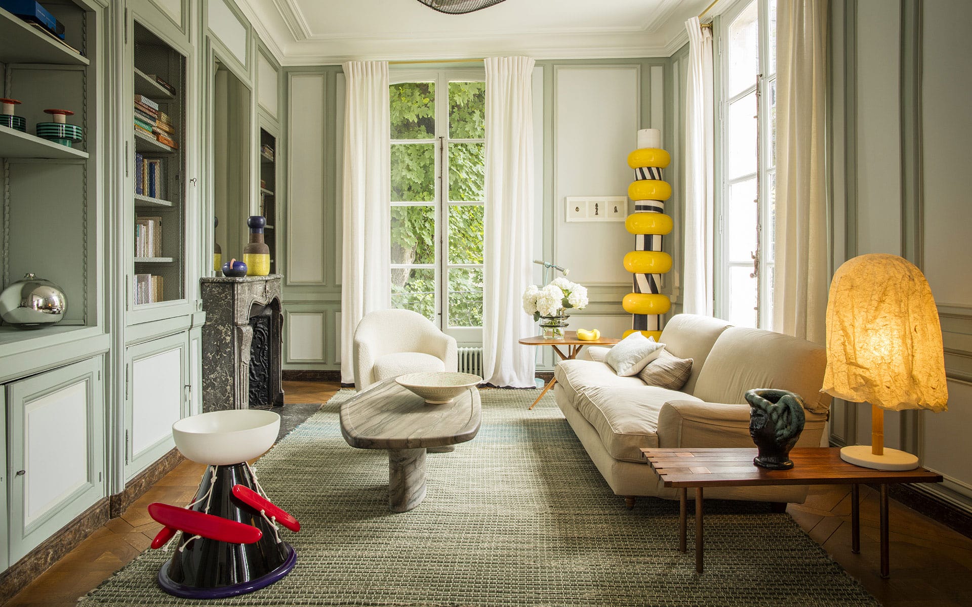 Paris architect Charles Zana has an impressive collection at home.