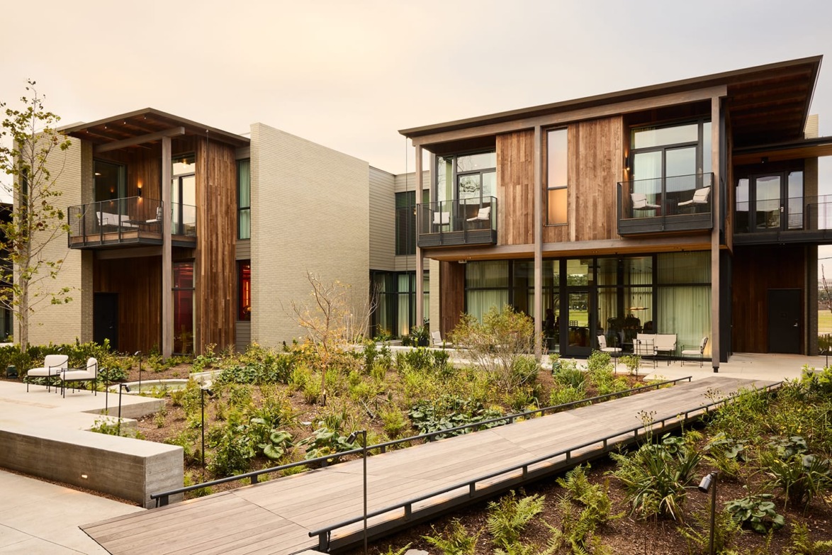 Bunkhouse Hotels’ Hotel Saint Augustine is spread across five modernist buildings conceived by Texas architecture firm Lake | Flato.