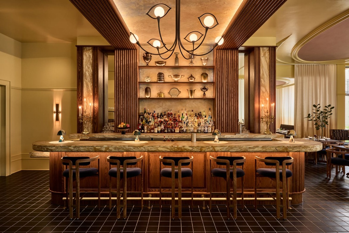 Parseid bar at the Hotel Saint Augustine in Houston, Texas.