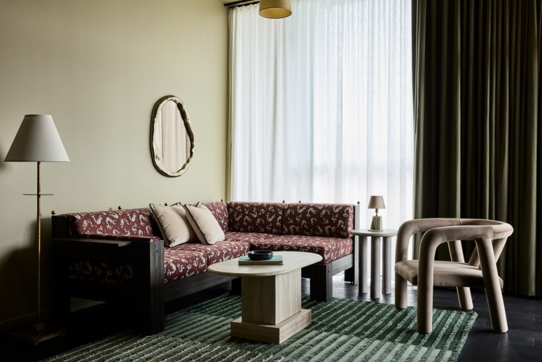 Atelier suite at Hotel Saint Augustine in Houston, Texas.