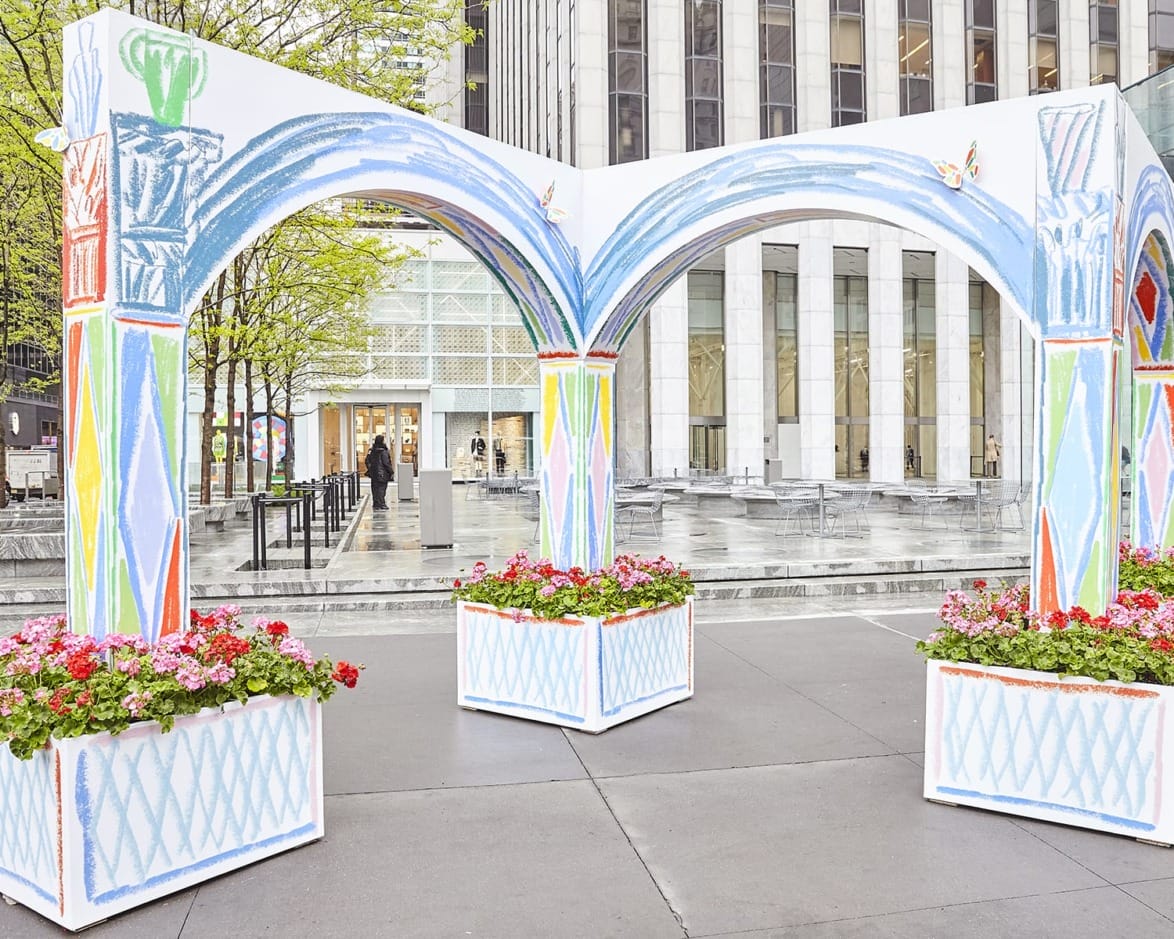 Alexandre Benjamin Navet Transforms Fifth Avenue into a Bloom