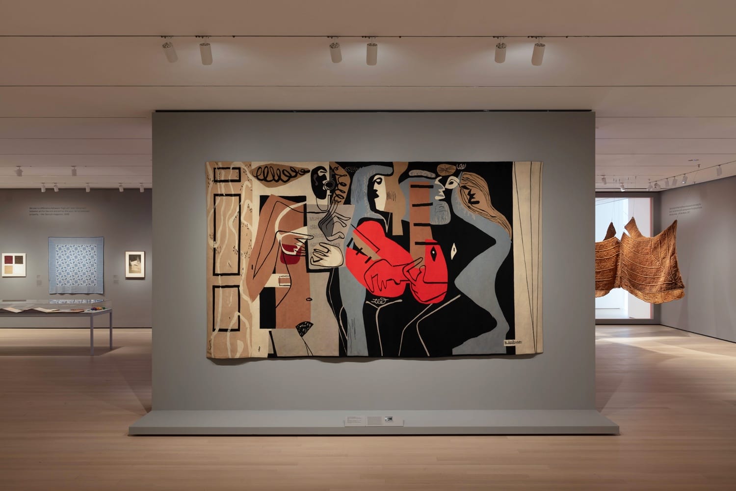 Installation view of Taking a Thread for a Walk, The Museum of Modern Art, New York.