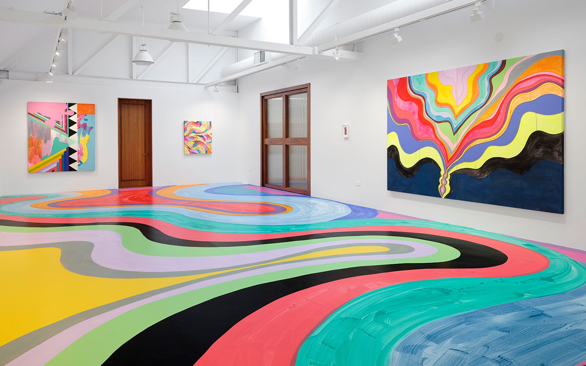 Installation View, Sarah Cain: Quiet Riot, Anthony Meier, San Francisco is a on the list of September gallery shows.