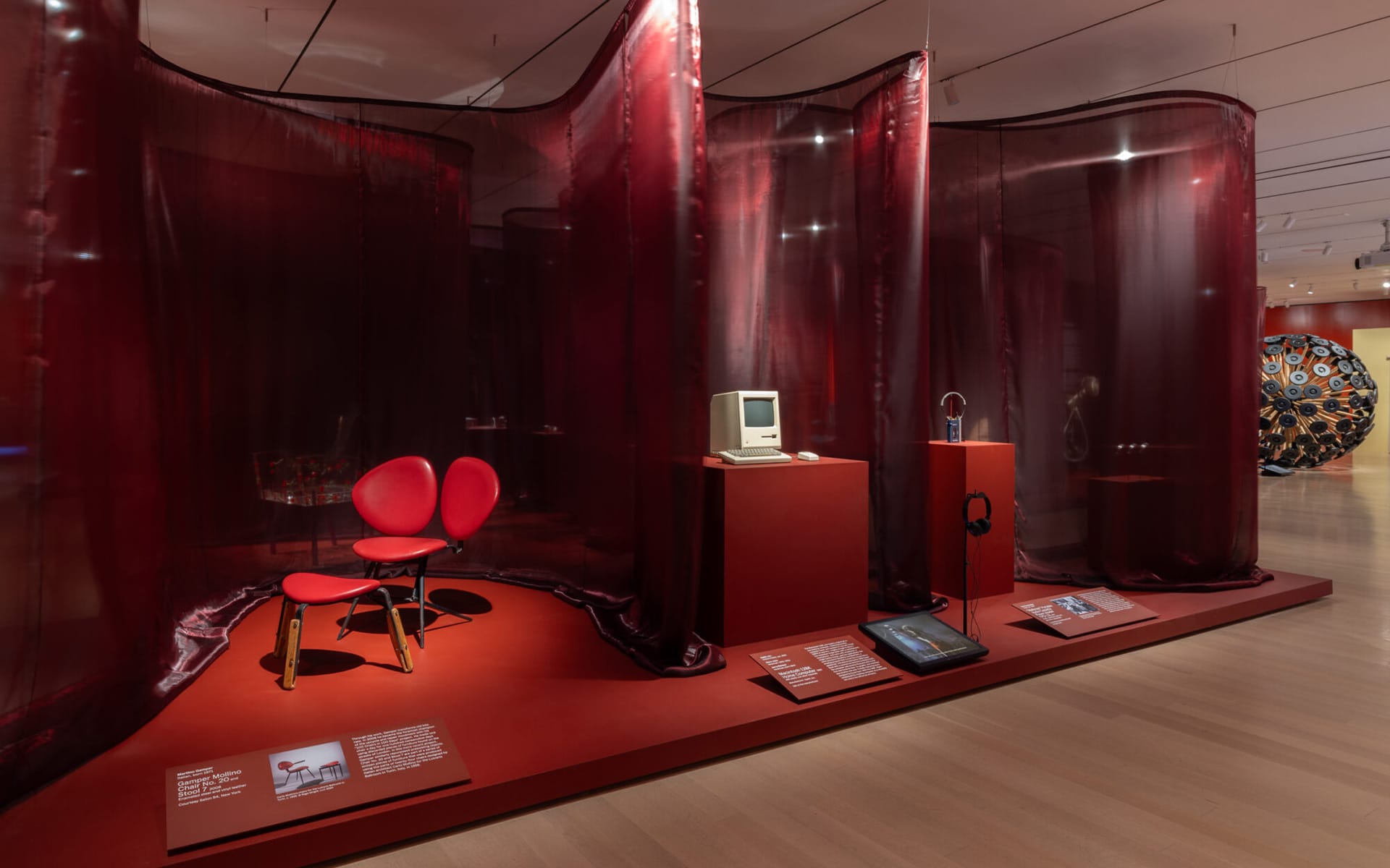 Installation view of “Pirouette: Turning Points in Design,” on view at The Museum of Modern Art, New York from January 26 through October 18, 2025.