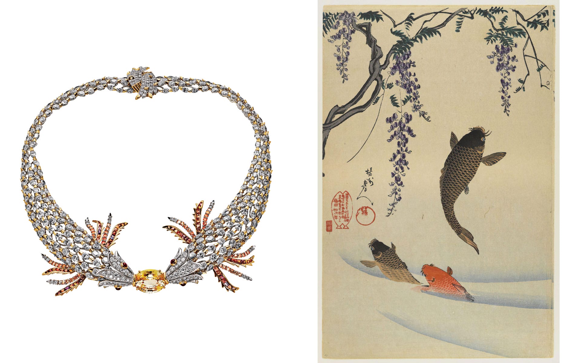 “Tiffany Wonder” explores the Japanese influence on the brand’s stunning works of high jewelry